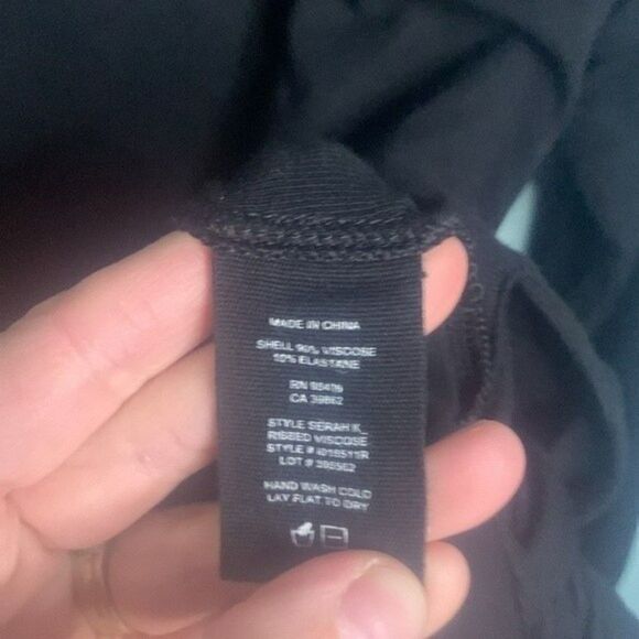 Theory Serah Tie Bottom Long Sleeve Shirt So Soft! - Picture 6 of 8